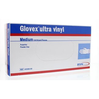 Glovex Guanti in Vinile Glovex taglia media, 100 Pezzi
