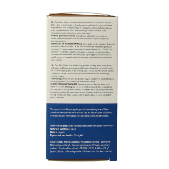 Care Plus Hadex desinfectante de agua potable 30 ml