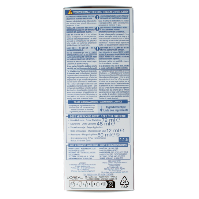 Excellence Excellence Biondo 01 Biondo Naturale 1 Set