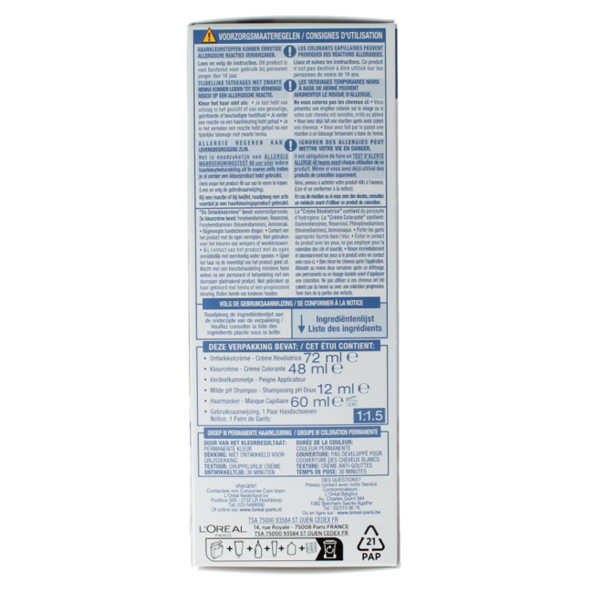 L'Oréal Excellence Blond 01 Natural Blond 1 Set