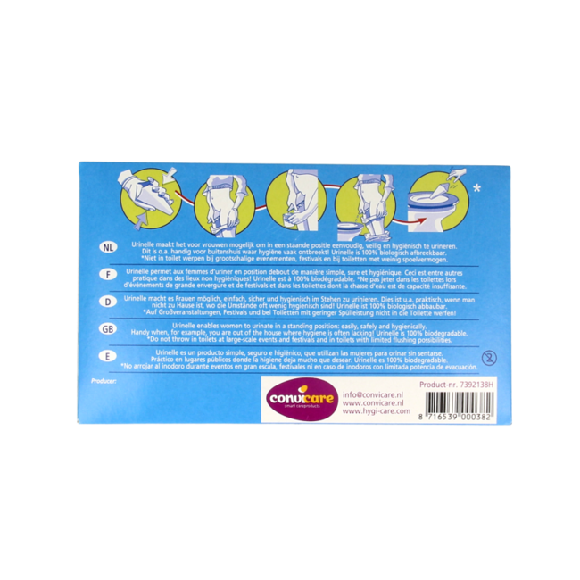 Hygicare Urination Funnel - 7 Pack