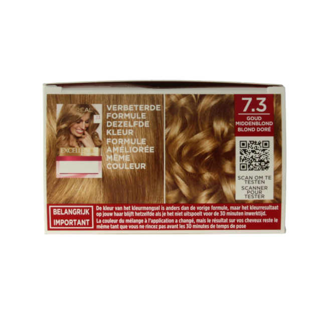 Excellence Crème 7.3 Rubio Dorado 1 set