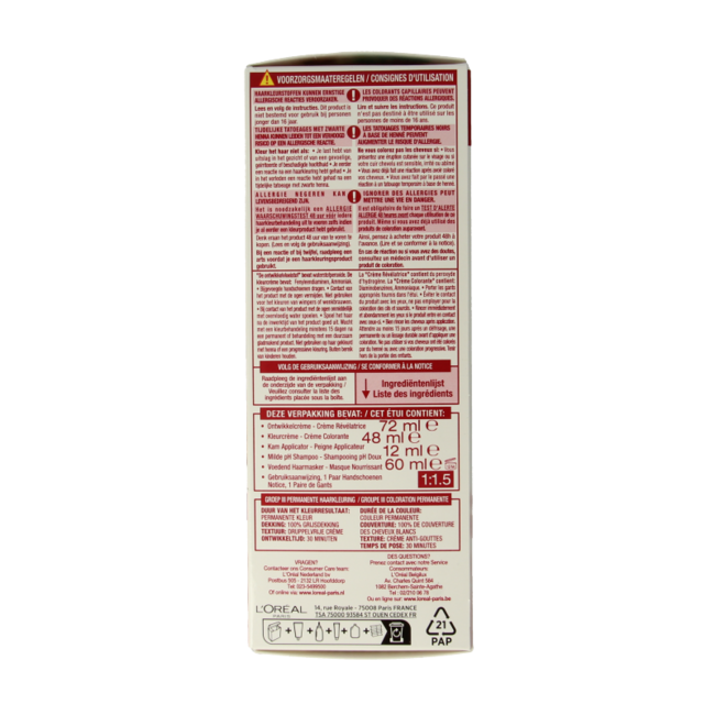 Excellence Excellence Crème 7.3 Golden Blonde 1 Set