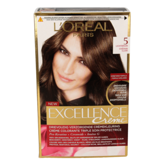 Excellence L'Oréal Excellence 5 Castaño Claro 1,00 set