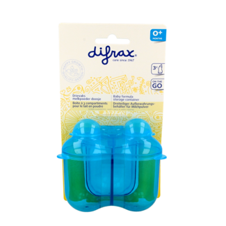 Difrax Three-compartment container assorted 1 Piece