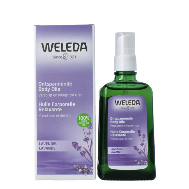 Aceite corporal relajante de lavanda 100 mililitros