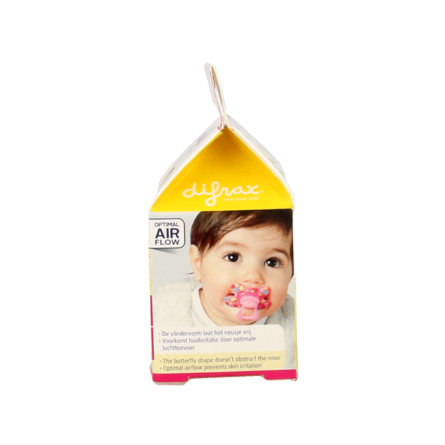 Smoczek dentystyczny 6+ miesięcy z kółkiem 1 sztuka