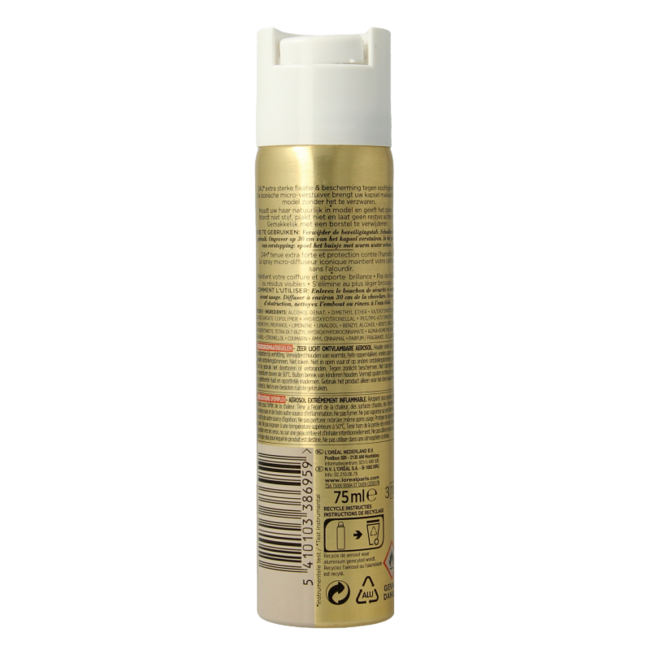Elnett Hairspray satin extra strong hold 75 Millilitres