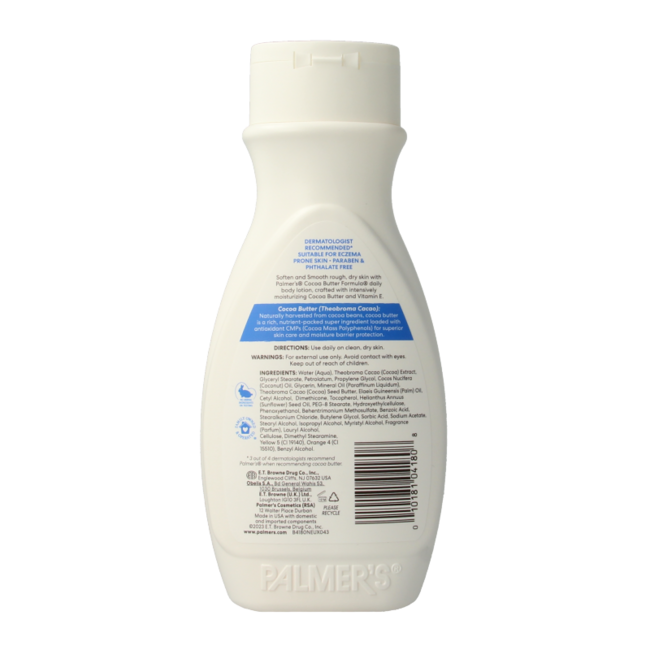 Loción con fórmula de manteca de cacao 250 mililitros