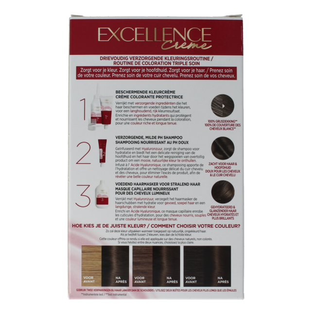 Excellence Excellence 4 Mittelbraun 1 Set