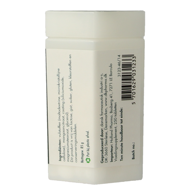 Cytrynian manganu 3,75 mg 250 tabletek