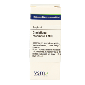 VSM VSM Cimicifuga racemosa LM30 4 Gramm