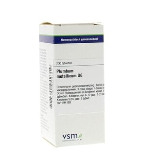 VSM VSM Plumbum metallicum D6 200 Tabletten