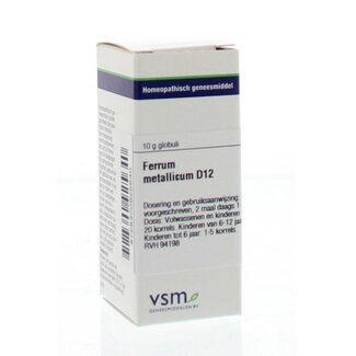 VSM VSM Ferrum metallicum D12 10 Grammi