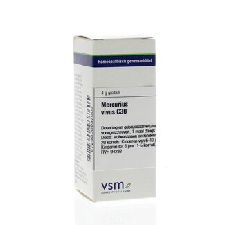 VSM VSM Mercurius vivus C30 4 Gram