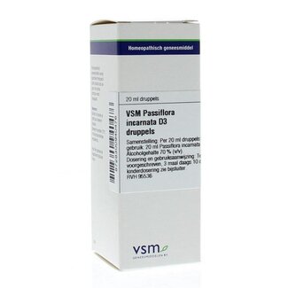 VSM VSM Passiflora incarnata D3 20 Millilitres