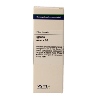 VSM VSM Ignatia amara D6 20 Millilitres