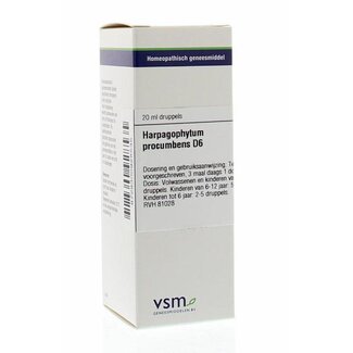 VSM VSM Harpagophytum procumbens D6 20 Millilitres