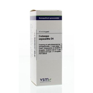 VSM VSM Crataegus oxyacantha D4 20 Milliliter