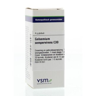 VSM Gelsemium sempervirens C30 4 Gramos
