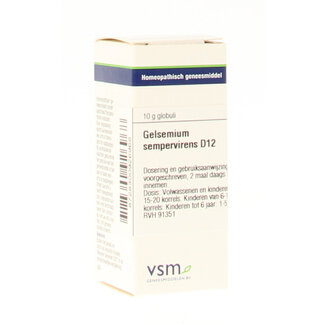 VSM VSM Gelsemium sempervirens D12 10 Grammes