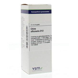 VSM VSM China officinalis D12 20 Millilitres