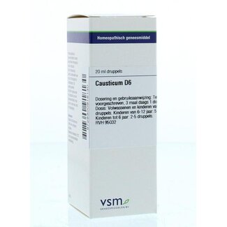 VSM VSM Causticum D6 20 Millilitre