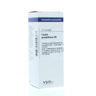 VSM VSM Cactus grandiflorus D6 20 Millilitres