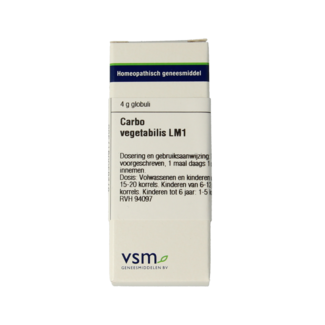 VSM VSM Carbo vegetabilis LM1 4 Gram