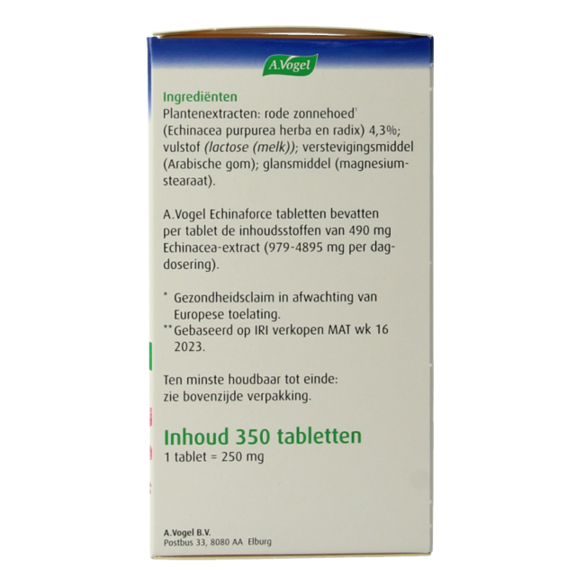 A Vogel Echinaforce 350 Comprimidos