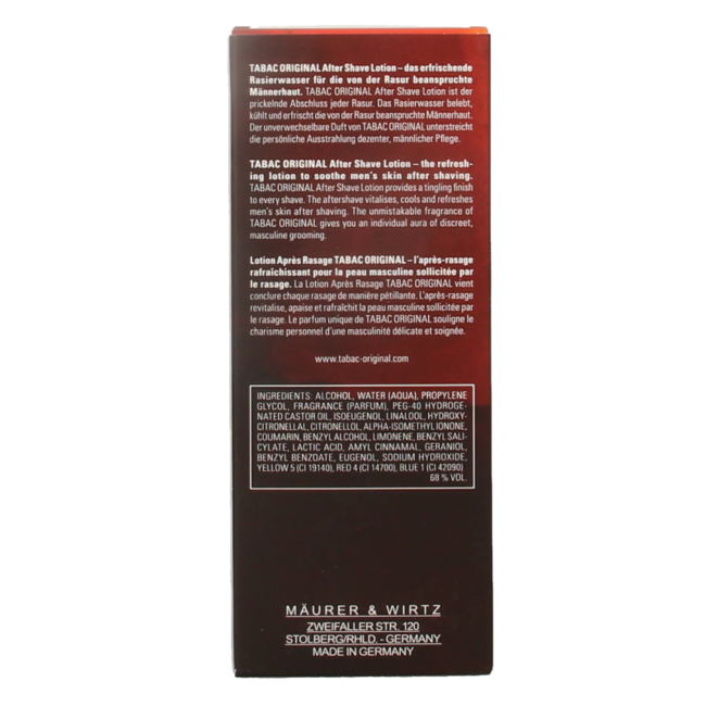 Loción aftershave Original 100 mililitros