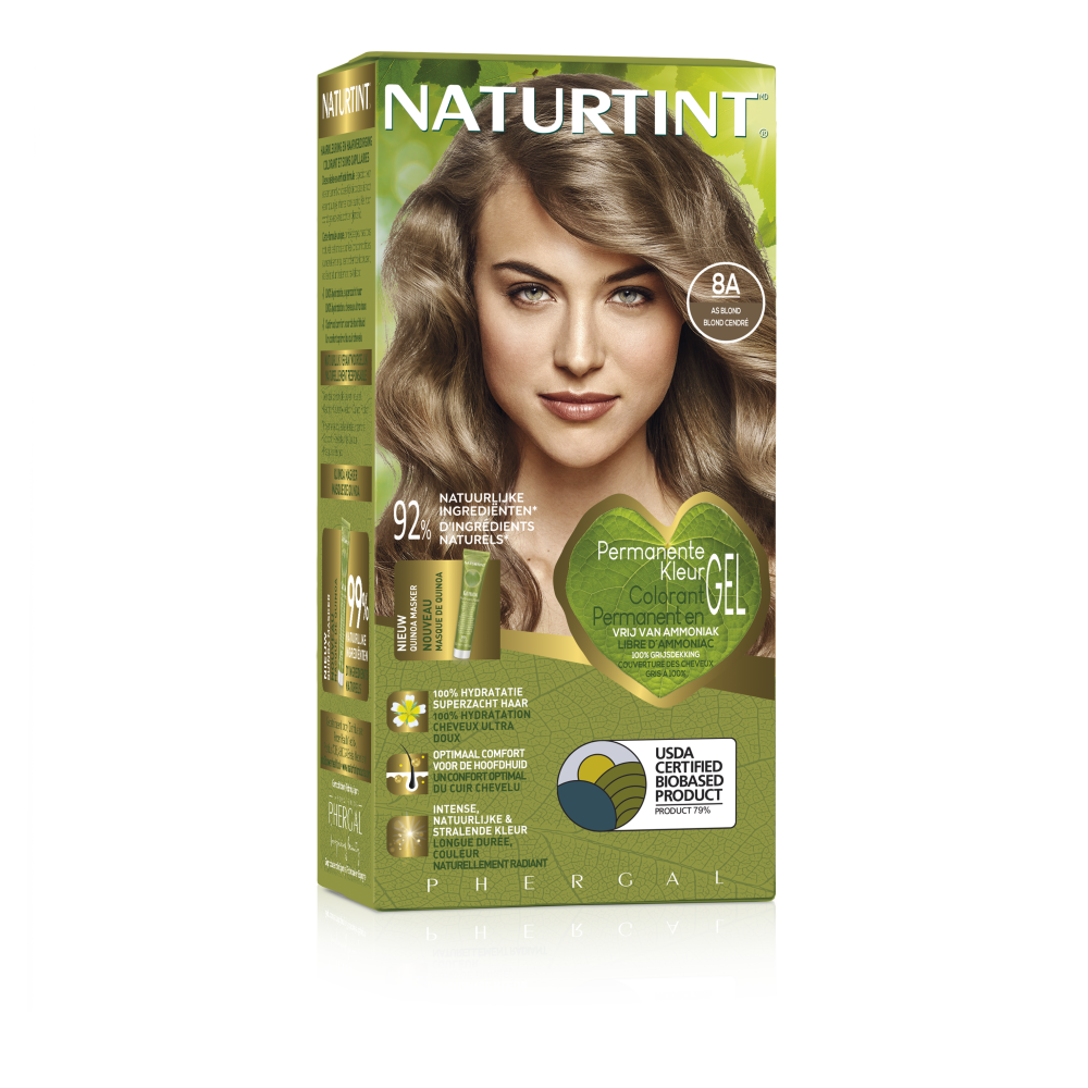 Naturtint 8A Rubio Ceniza 170 mililitros