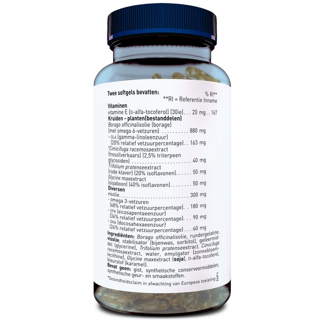 Menopauze support 60 cápsulas blandas