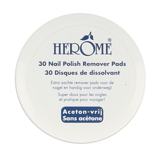 Herome Nagel caring remover pad 30 Stück