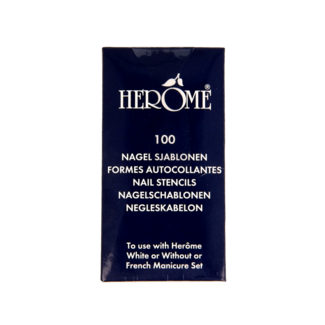 Herome Herome Stencil per Unghie 10 Fogli in Scatola 100 Pezzi