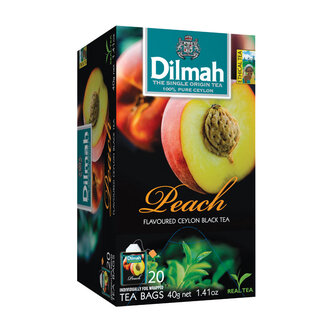Dilmah Pfirsich-Genusstee 20 Beutel