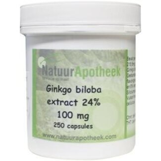 Natuurapotheek Natuurapotheek Ginkgo biloba 24% 160mg 250 Capsules