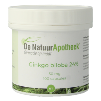 Natuurapotheek Natuurapotheek Ginkgo Biloba 24% 50 mg 100 Kapseln
