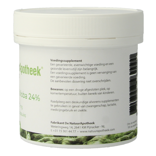 Natuurapotheek Ginkgo biloba 24% 50mg 100 Kapseln