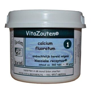 Vitazouten Calcium fluoratum Vitazout n. 01 360 Compresse