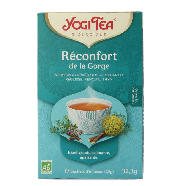 Throat comfort organic 17 bags