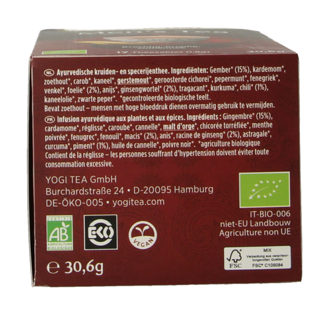 Herrentee Bio 17 Beutel