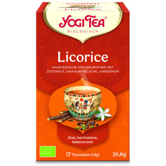 Yogi Tea Réglisse Égyptienne Bio 17 Sachets