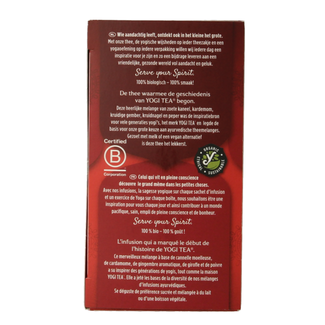 Classic Chai Bio 17 Sachets