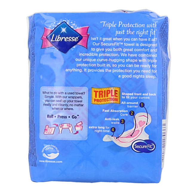 Libresse Ultra Thin Goodnight Wings 10 Pack