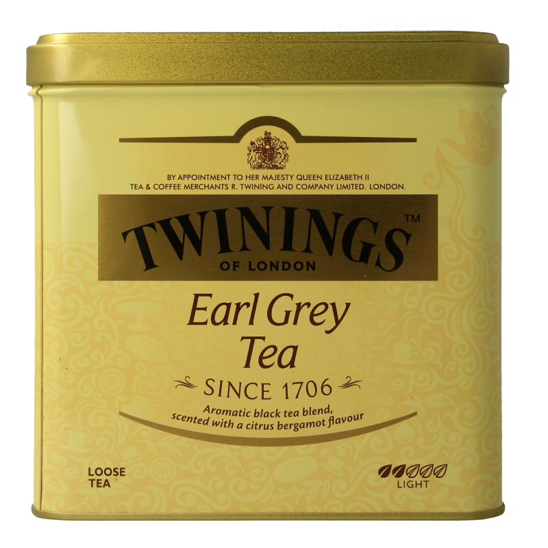 Twinings Earl grey lata 500 gramos