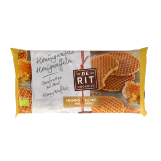 De Rit De Rit Organic Honey Waffles 175 Gram