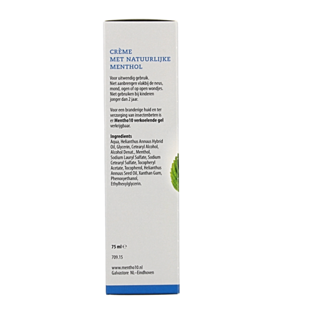 Menthol Cream 75 Millilitres