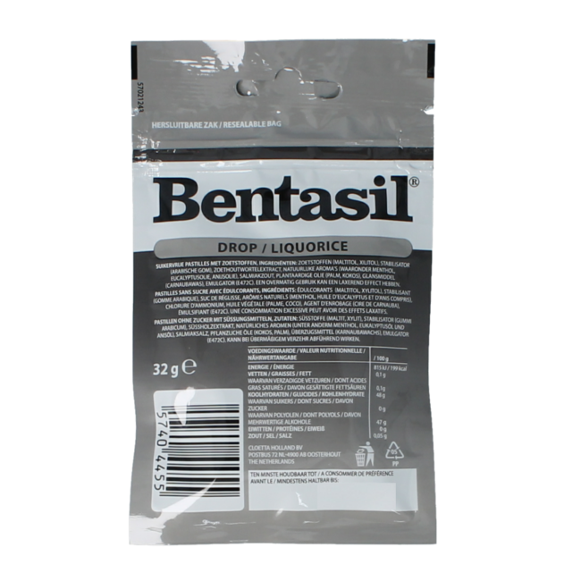 Liquorice black silver 32 Gram