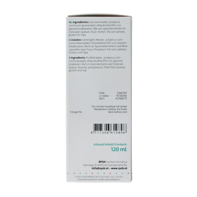 Oligoplant Juniperus communis 120 Millilitri